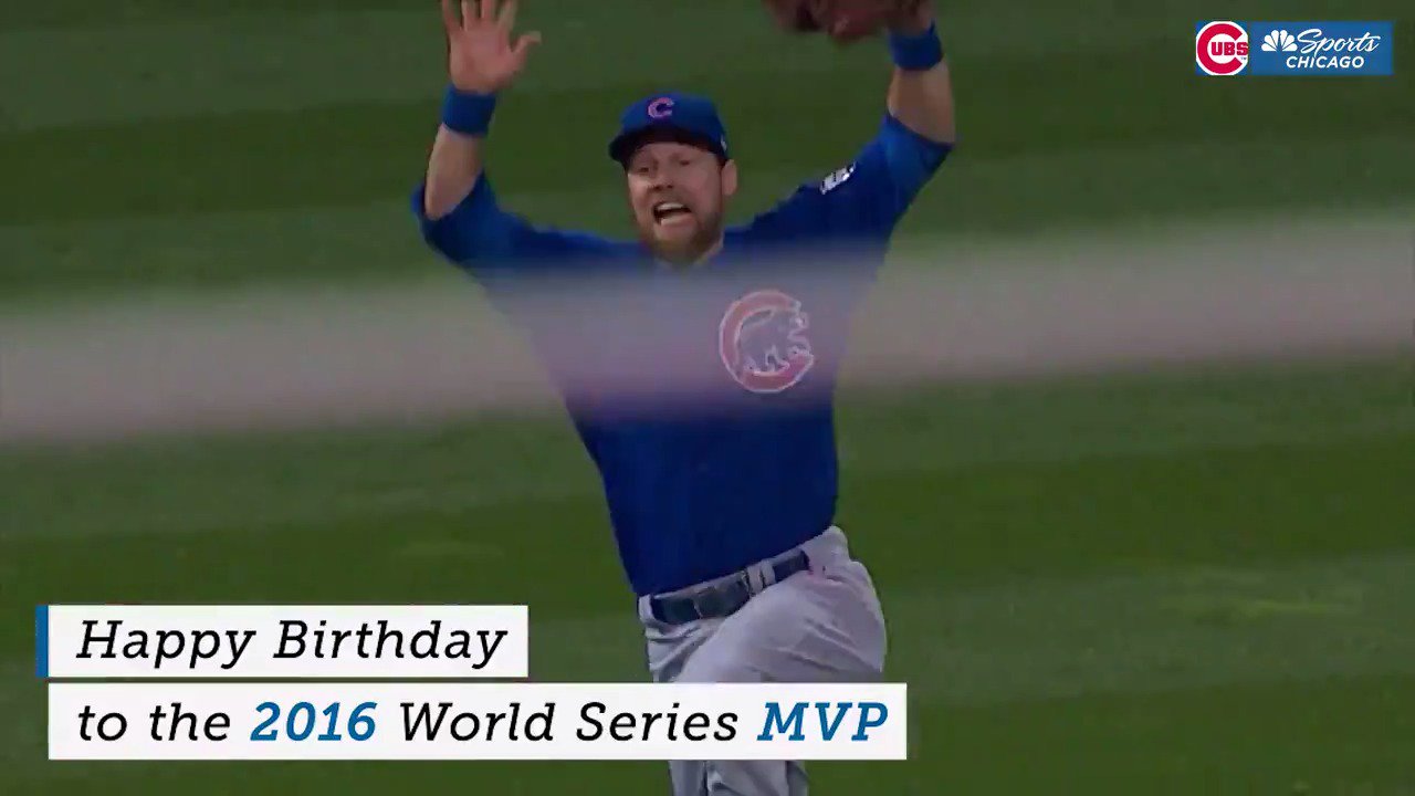 Happy birthday to the oldest member of the also known as World Series MVP, Ben Zobrist  