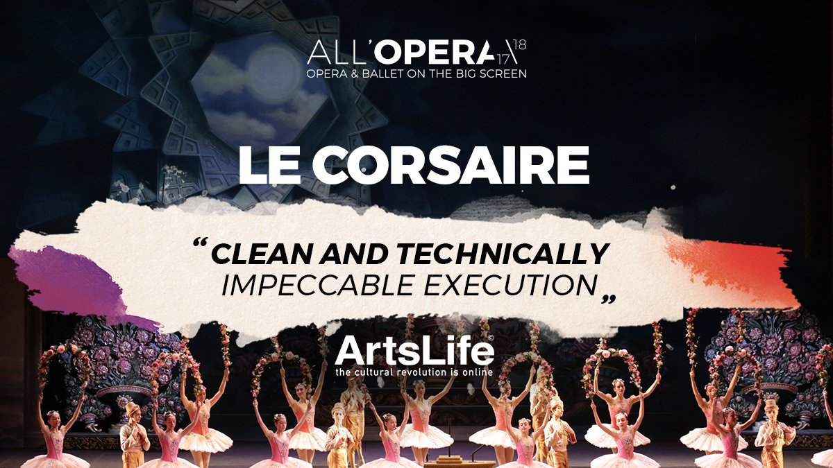 AllOperaItalia's tweet photo. An unexceptionable execution by the entire Teatro La Scala ballet.
With these words @Artslifetweet has made a tribute to the #LeCorsaire ballet! #AllOpera

#classical #cinema #theatre #show #ballet #liveshow https://t.co/DokkQBs2jQ