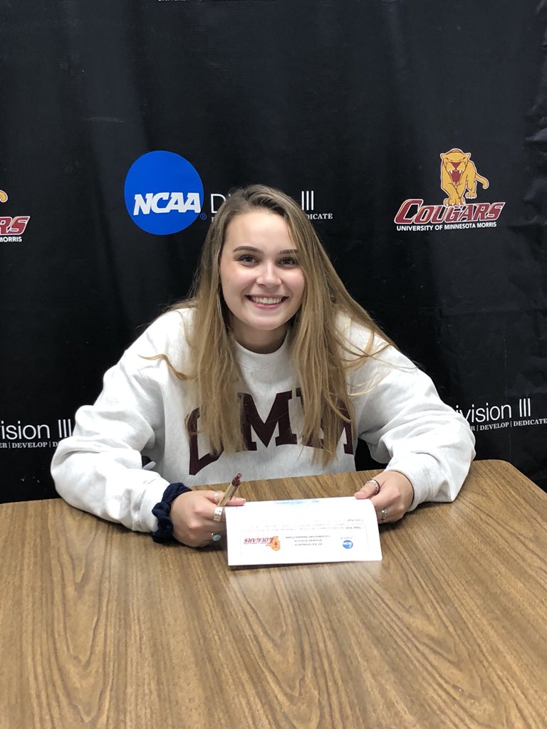 ShaeAnnNelson's tweet photo. Excited to announce that i will be furthering my education and volleyball career at the University of Morris Minnesota!! Thank you to my friends, coaches, teammates, and family for all the support😊🏐 #gocougs https://t.co/UNCPQSHZjv
