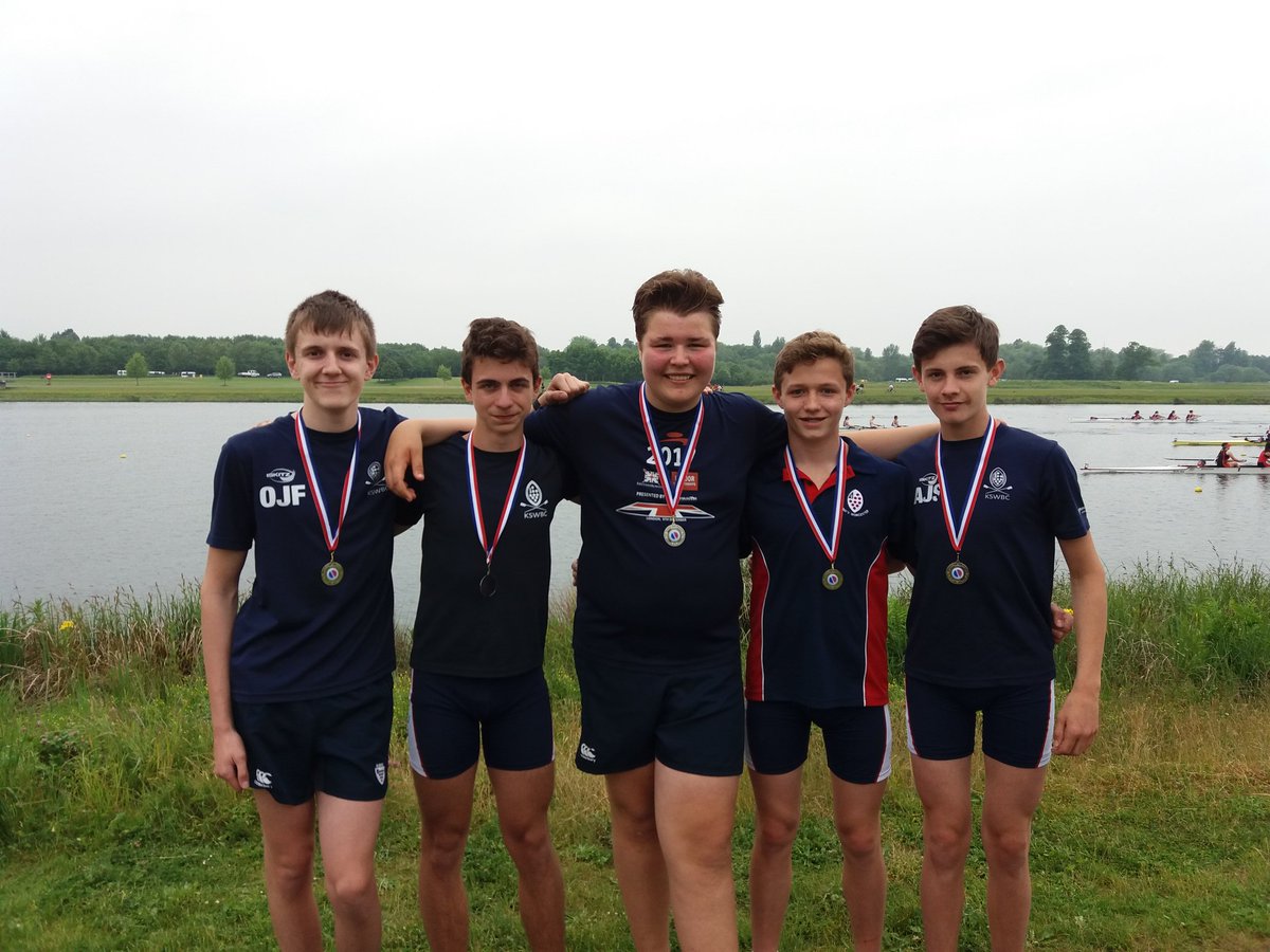 KSWBoatClub's tweet image. Well done to the Upper Remove boys on their @nsr_uk silver medal in the NSR Indoors Team Relay  #kswbc #kingsnews #nsr #Worcestershirehour