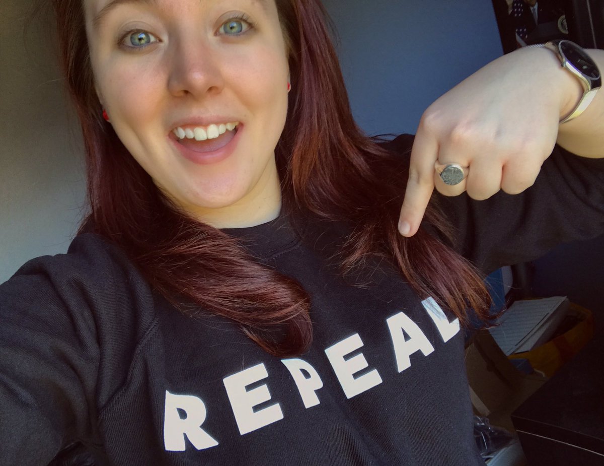 EvaCMurray's tweet photo. Thought this had got lost in the post but taking it as a sign that it has a arrived just in time ✊🇮🇪#Together4Yes #Scots4Choice #repealthe8th https://t.co/h9p1YJXKlZ