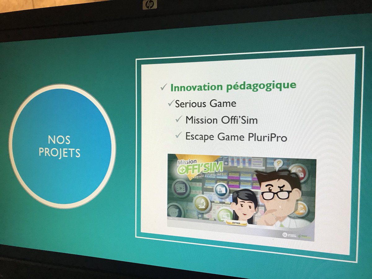 chosson76000's tweet image. #APPEX @Univ_Lorraine grand succès du jeu sérieux Mission Offi’Sim 12000 parties jouées depuis septembre, présenté par @JulienGravoulet  félicitations 🎉