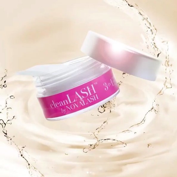Want to know the secret to long-lasting #eyelashextensions... cleanLASH™ 🛍 Our 3-in-1 conditioner, cleanser, and makeup remover designed not only to remove dirt, pollutants, and makeup but also prolong the life and radiance of extensions! .

#NovaLash #cleanLASH #Aftercare