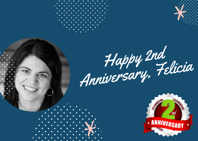 WSIDenise's tweet photo. On behalf of @jagervais and everyone at @WEBROIca, Happy 2nd  WEB ROI Anniversary to our brilliant bookkeeper, administrative assistant, and all around amazing person, Felicia. https://t.co/OyZ5sJ7xuH