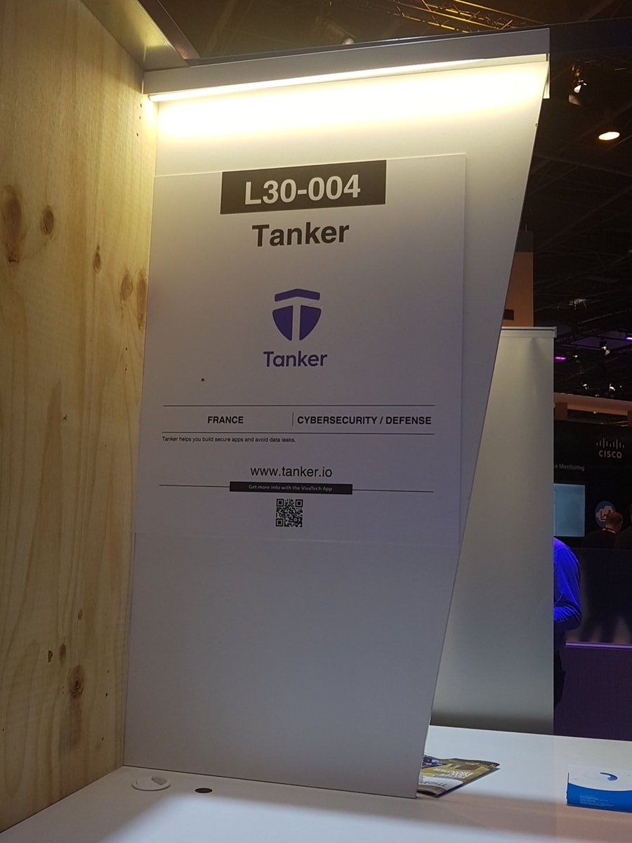 Tips_Tank's tweet photo. @Tanker aide les entreprises à protéger leurs données dans le cloud avec une solution de cybersécurité à destination des développeurs. #Vivatech2018 #CyberSecurity #TweetPitch https://t.co/bvUg1GOOOD