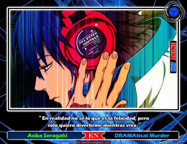 KitAnimeE's tweet photo. "En realidad no se lo que es la felicidad, pero sólo quiero divertirme mientras viva." (Aoba Seragaki) en DRAMAtical Murder https://t.co/ydevXIpOww https://t.co/c4lVCI4ooR