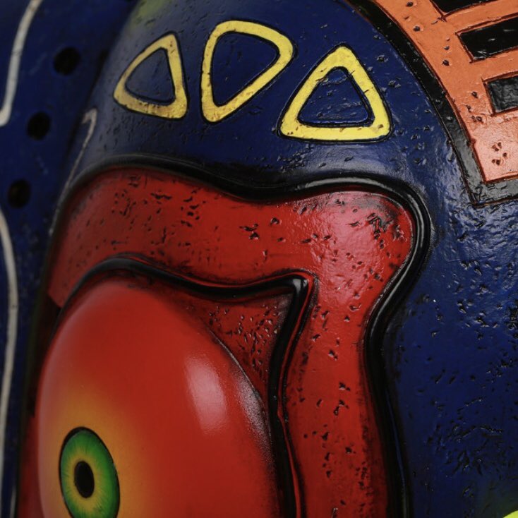 nintencollect's tweet photo. The #DailyGameWear for the first #NinThursday64 of our #ZeldaWeeks is this truly impressive and highly detailed Wearable #MajorasMask from @MuchNeededMerch!
Check it out here and use ZELDAWEEKS at checkout for 10% off!
https://t.co/OtNpdt6XLk https://t.co/BsIgCFvTMa
