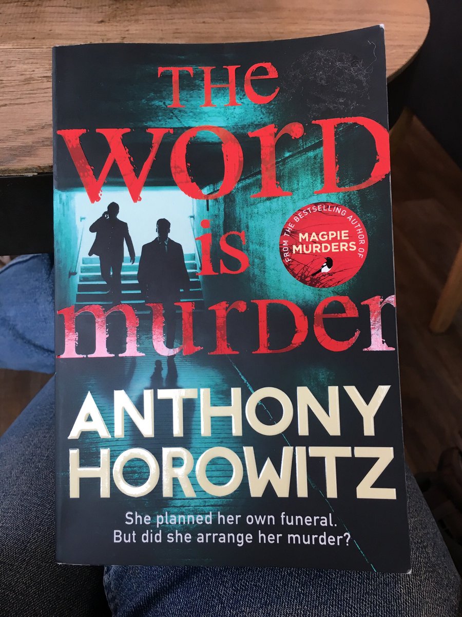 If anyone’s look my for a book recommendation, I’ve just finished #TheWordisMurder and I can highly recommend it! It’s a cracking mystery- he’s a sneaky one that @AnthonyHorowitz. #BookReview #BookBoost #readallaboutit