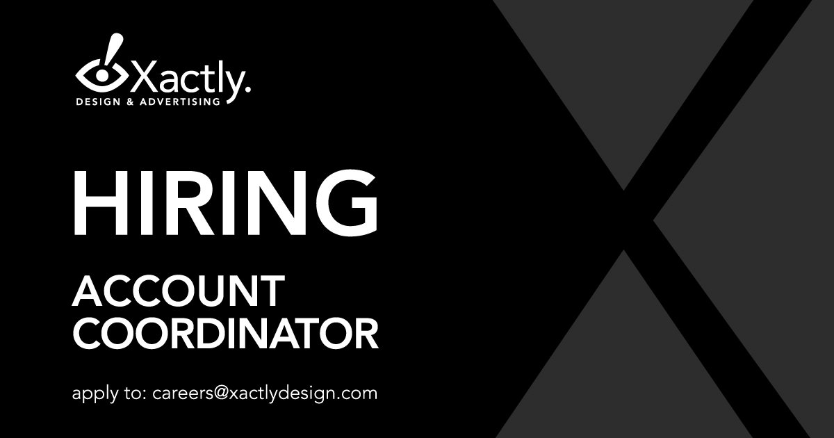 xactlydesign's tweet photo. Looking for an Account Manager to join our team! Offering a great culture &amp; creative studio in Westboro Village, Ottawa. Must have project management skills &amp; software knowledge and at least 5 years experience. Email us with your resume at careers@xactlydesign.com. https://t.co/iruZseuNIZ