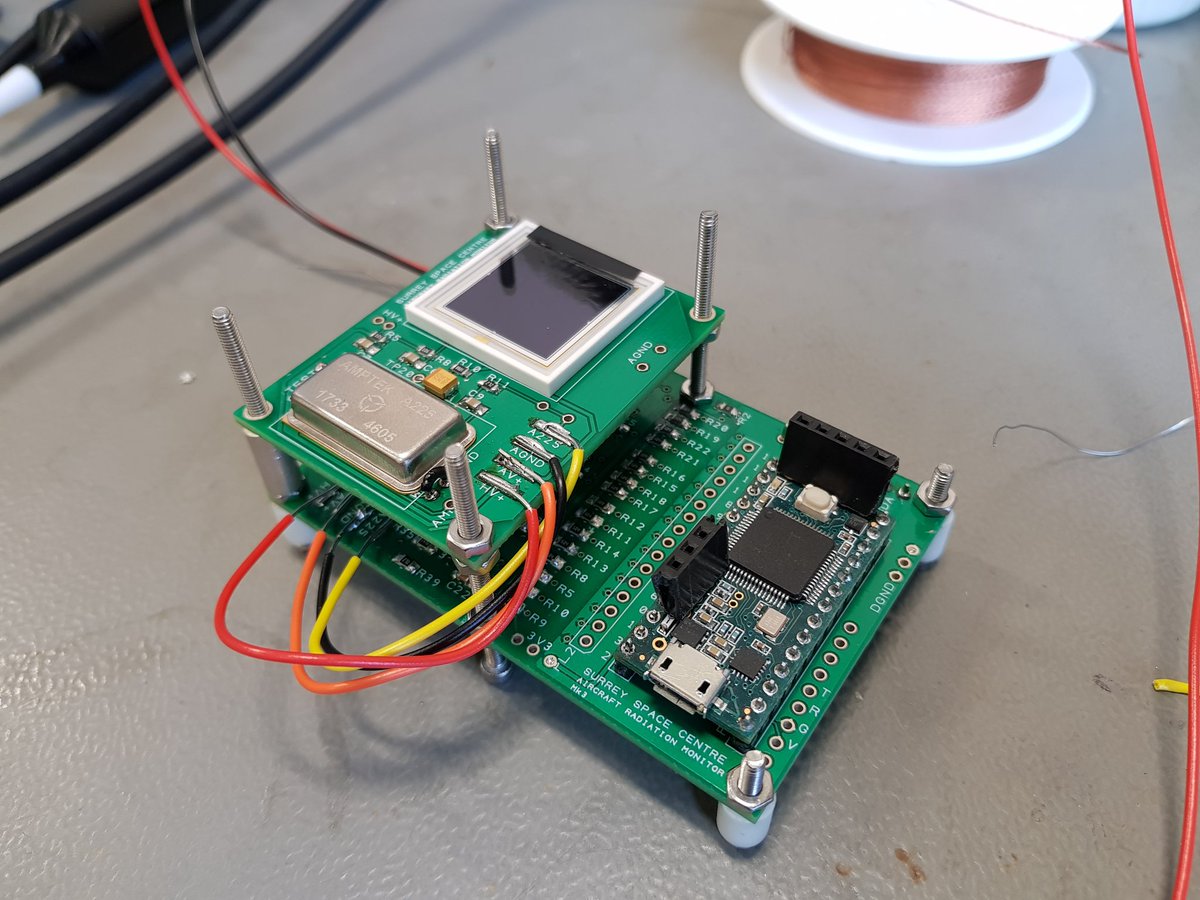 BenClewer's tweet image. Mark 3 all assembled! Tests going well so far! #progress #phd #radiationsensor #radiation