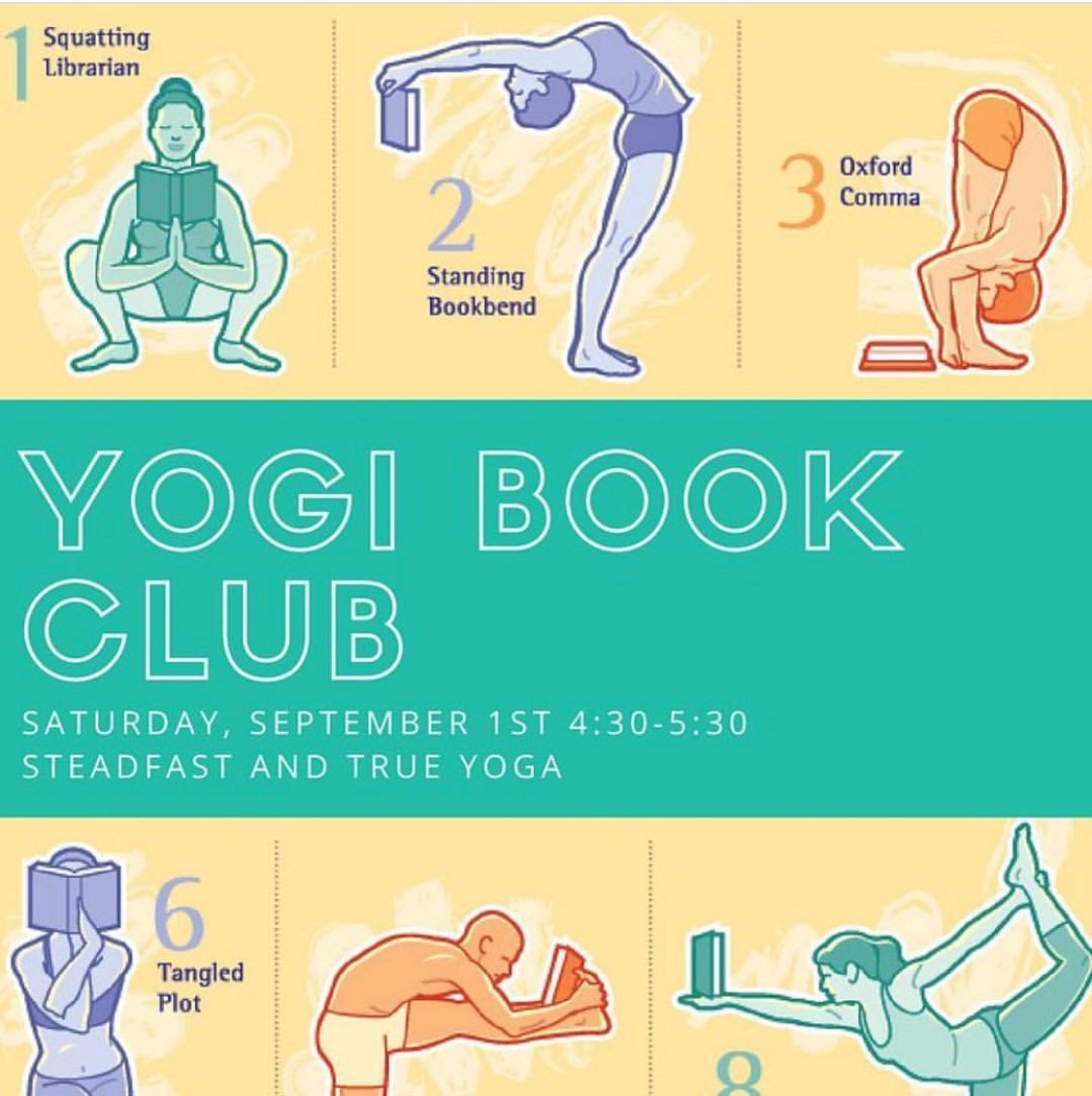 SteadfastandTru's tweet photo. Join us for Yogi Book Club! https://t.co/qeN3XRzwaZ https://t.co/CdW2bIyNs9