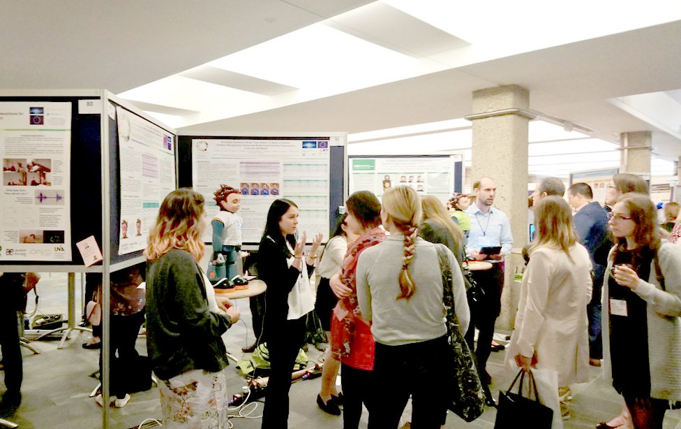 HighwireRichard's tweet photo. RT robokind "RT DeEnigma_EU: #DEENIGMA partners from the CRAE_IOE utwenteEN presented the #INSAR2018 6 posters on various aspects of the project, including results from our feasibility study, a technical demonstration of #robot ‘mirroring’ activity, … https://t.co/SB9f7yTizi"