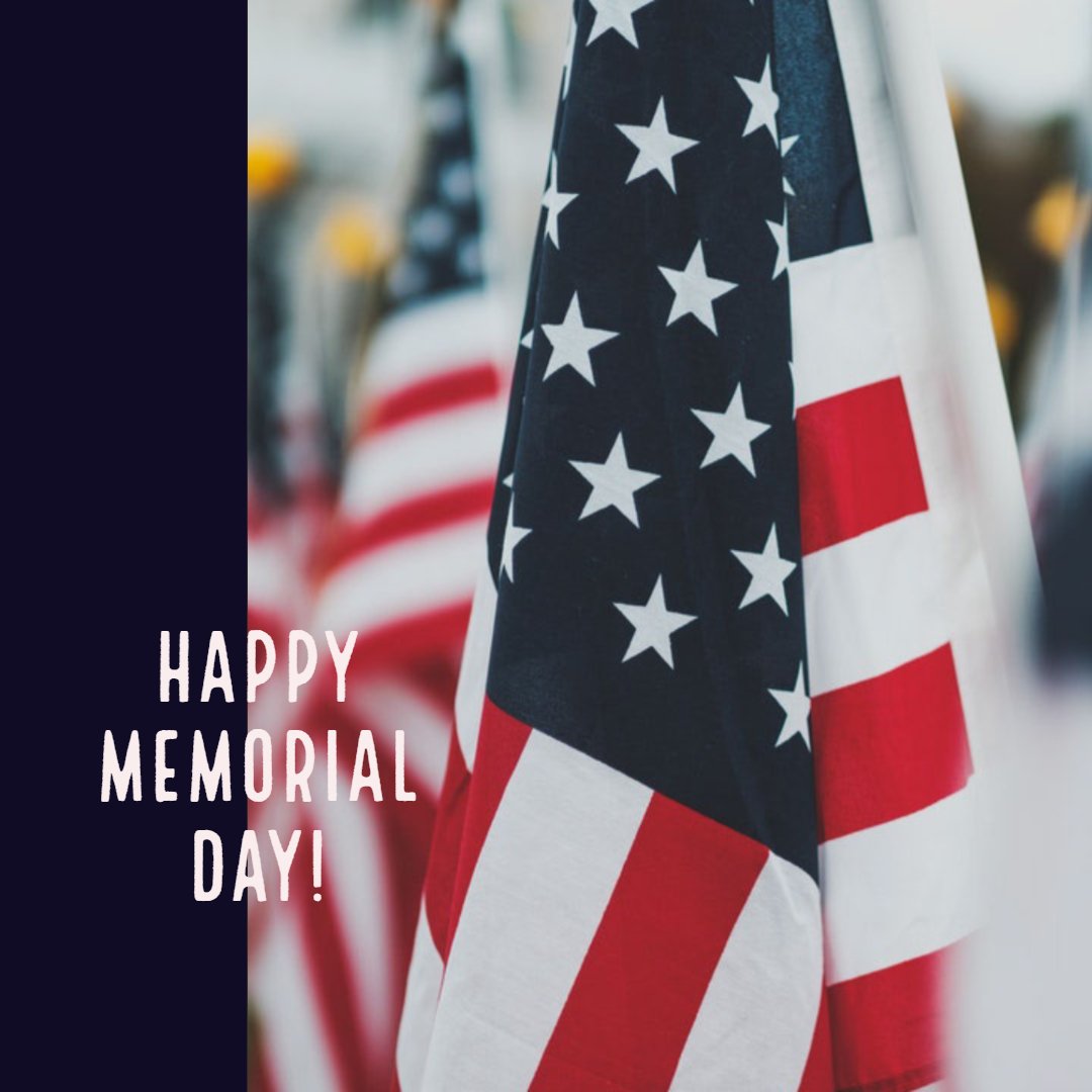 NCSLAW's tweet photo. Have a safe and wonderful Memorial Day weekend!
In observance of Memorial Day our office will be closed Monday, May 28. https://t.co/EOjKIrTC4p