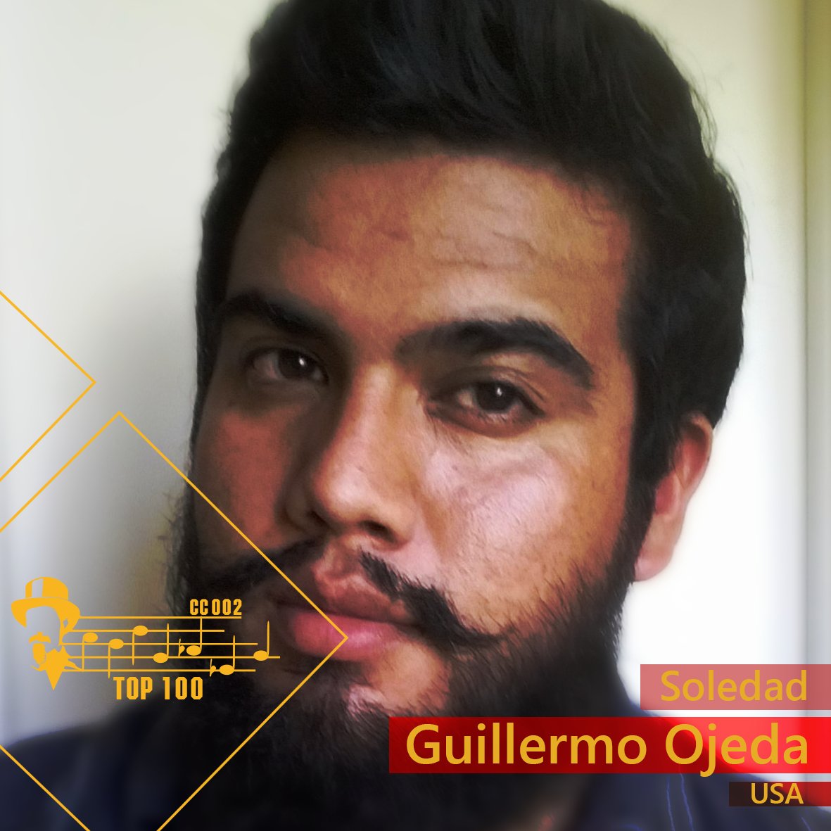 exp7notes's tweet photo. Guillermo Ojeda is a singer-songwriter based in Los Angeles who currently studies at the UCLA Luskin School of Public Affairs. Listen to "Soledad" - an inspiration from his grandfather's guitar and old feelings of love and romance. #7noteschallenge https://t.co/1aC8K4QicI https://t.co/w2gN6S8L8L