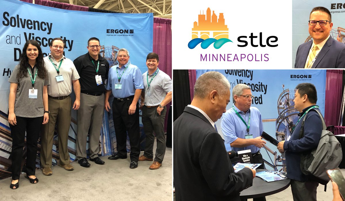 ErgonOils's tweet photo. That’s a wrap, #STLE2018. Until next time, if the Ergon HyGold team can be of assistance in any way, please give us a call! https://t.co/EvBQ39PiNd #hygold #baseoils https://t.co/JtUEb5HCsq