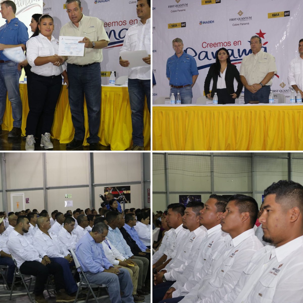 sriveravalencia's tweet image. Hoy en Minera Panama entregamos 73 certificados, todos quedaron trabajando @MineraPanama @InadehOficial @Mitradel #unmejorinadeh @tvnnoticias