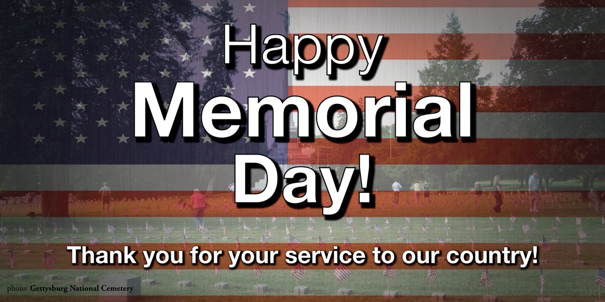 PML wishes everyone a safe and happy #MemorialDayWeekend. Thank you to all who have served our country!
