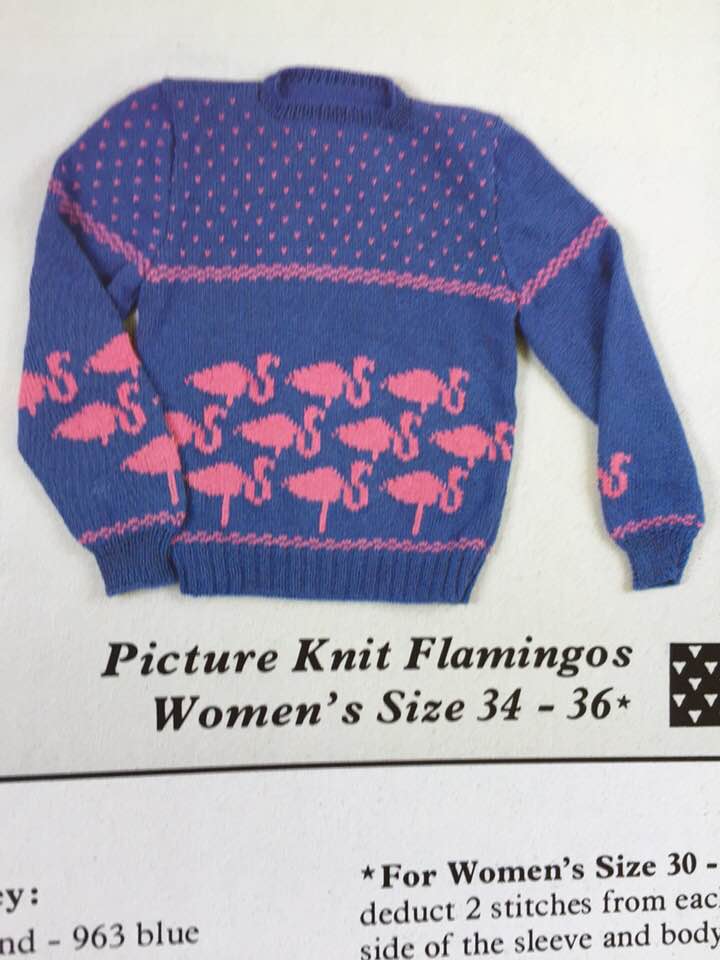 PurpleVVintage's tweet photo. #Vintage #knittingpatterns #pictureknits #knitting #knitter #knit #pht18 https://t.co/zuESvdflJC #jumpers #knitted #horse #Dog #flamingo #knitwear https://t.co/icOV8qbTsH
