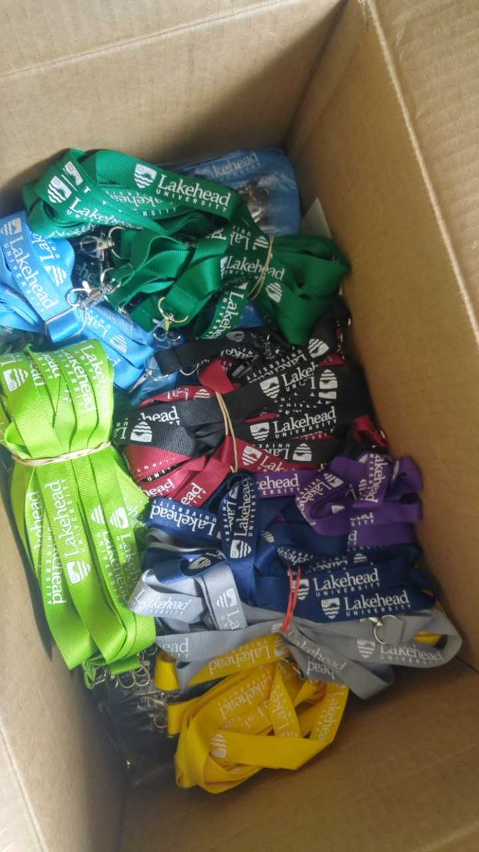 caaa_acpc's tweet photo. A rainbow of #CAAA2018 lanyards has arrived thanks to @mylakehead. Three weeks and counting until the conference https://t.co/r6HimLE0yQ https://t.co/kXHbp1zqrf
