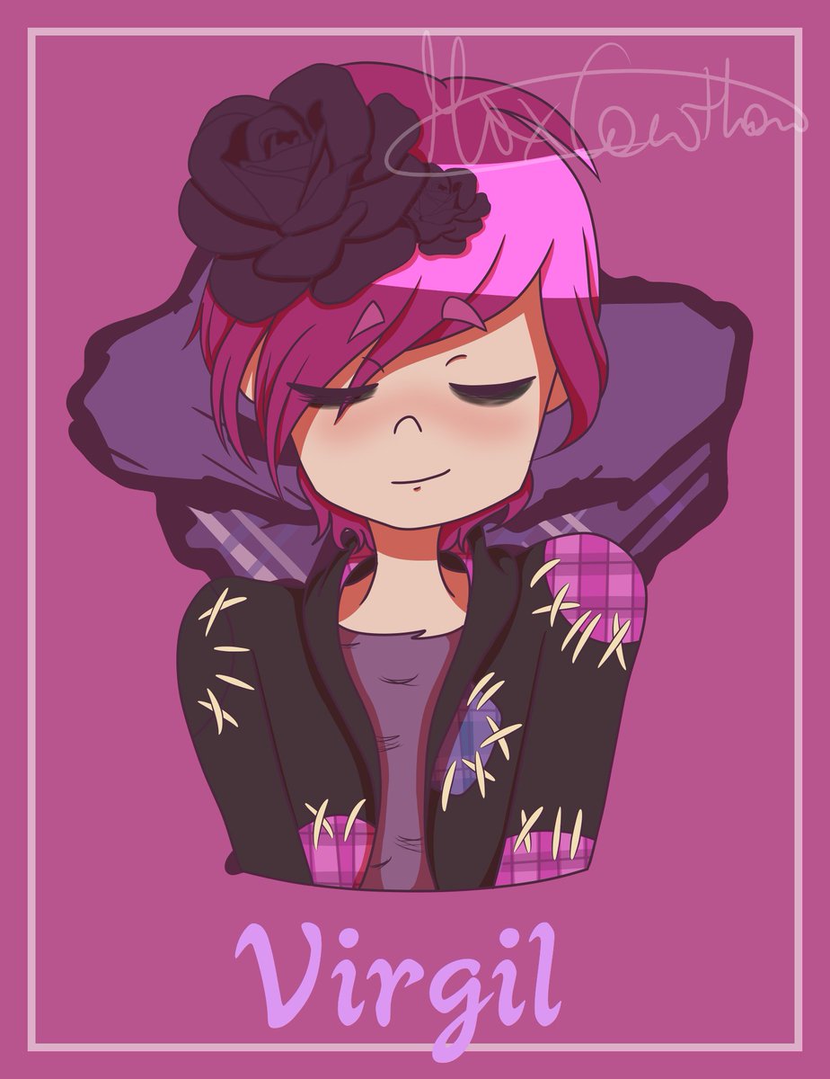 Maxthebigmess's tweet image. Hi! Welcome back to another installment of #SandersSides fanart compilation! This one is of Virgil ^^ It&apos;s honestly my favorite so far. Hope you like it! 💜💜 @ThomasSanders #fanart #art #fanderart