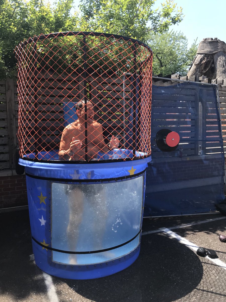 RoyalSGC's tweet photo. And next up for the good sport award is Mr. Robinson. Dunked. #rsgc #gotdunked https://t.co/2VN5YWRj6I