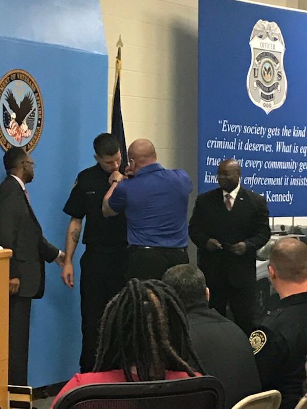 StephenAltonji's tweet photo. Pinned his Badge What an Honor https://t.co/YoSeSoi33T