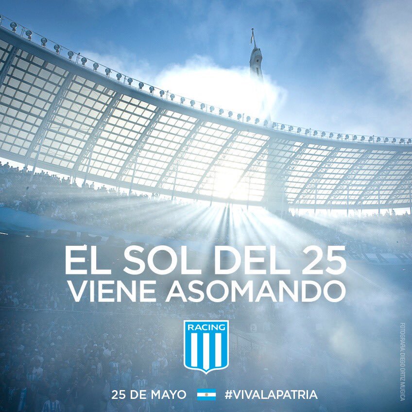 #25DeMayo | A 208 años de la Revolución de Mayo, en la <a href="/FilialTigre/">Filial Tigre</a> gritamos todos: ¡Viva la Patria!

🇦🇷 #VivalaPatria 💙⚪💙