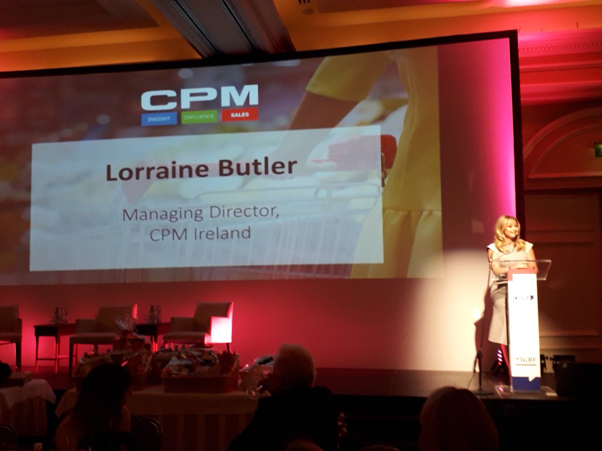 CPMIRE's tweet photo. What a fantastic day #twig18 Very proud to be a main sponsor and supporting Women in Grocery! #Retail #grocery https://t.co/WH8djEK4Ek