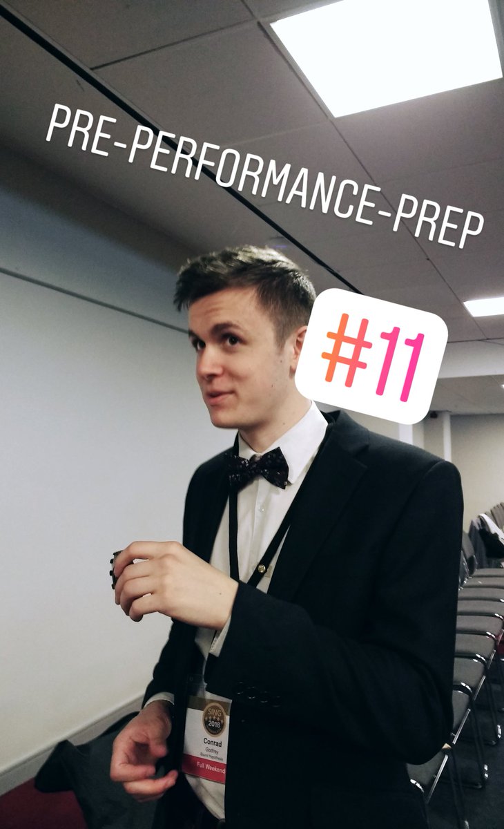 Quick shot of us prepping for our semifinal performance earlier! Had a fantastic time on stage at #BABS2018 <a href="/singBABS/">BABS</a>