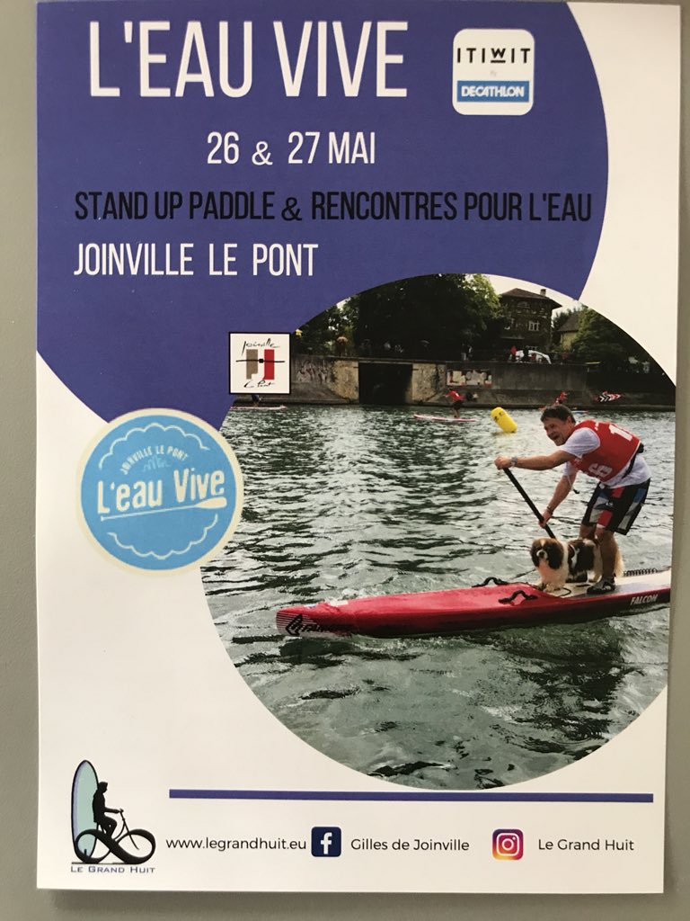 J-1 du Week End de l eau vive à Joinville Le Pont.
Pour information il y aura plusieurs animations et plusieurs stands.
Vide quiver de matos SUP et surf. On vous attend. Venez nombreux #surfriderfoundation #fanaticsup #itiwit #quai34 #joinvillelepont