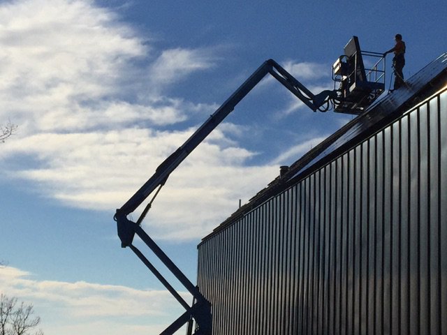 Commercial installation in process!