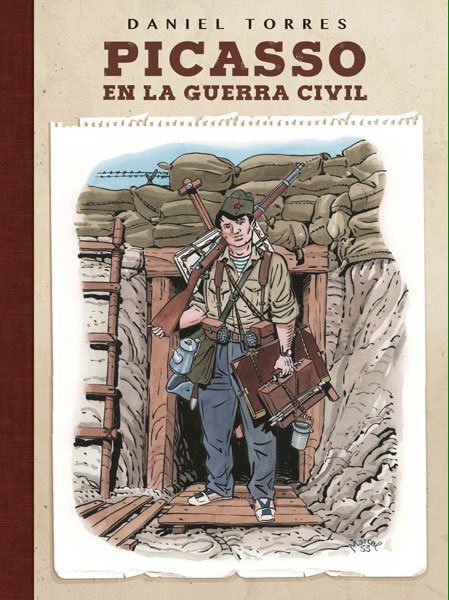 gva_IVAM's tweet photo. 🗯💥🗣 Comiqueras" y "comiqueros" esta tarde, a las 19:00h, presentamos en el #IVAMLab la nueva obra de Daniel Torres, 'Picasso en la guerra civil'. Para la ocasión, se expondrá el original 'Sueño y mentira de Franco', de Picasso #entradalibre #CómicIVAM https://t.co/pgxyffDvDf