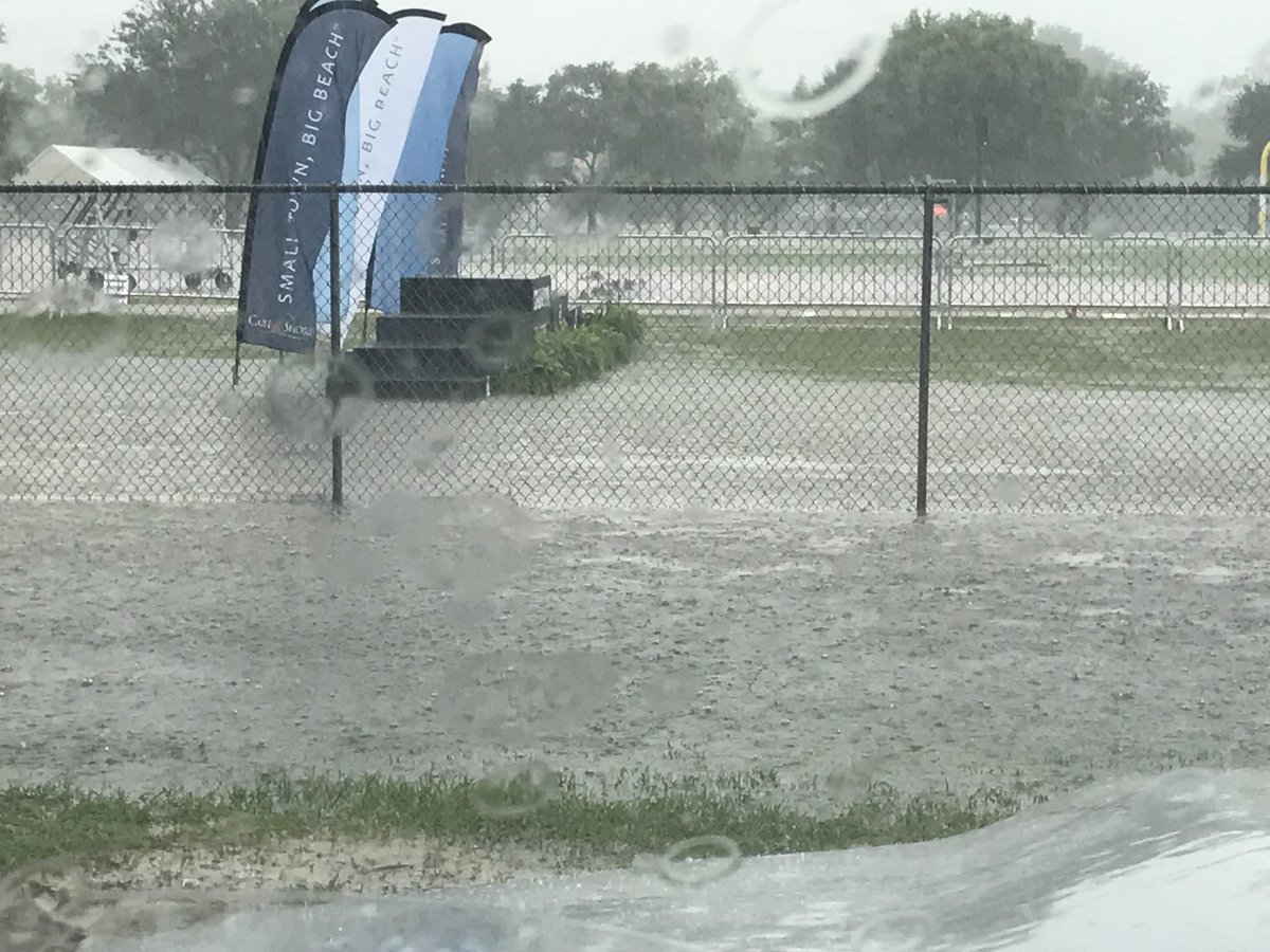 coachdougedgar's tweet photo. You could say we have gotten some rain at the track...... https://t.co/N0x2x9jkQH
