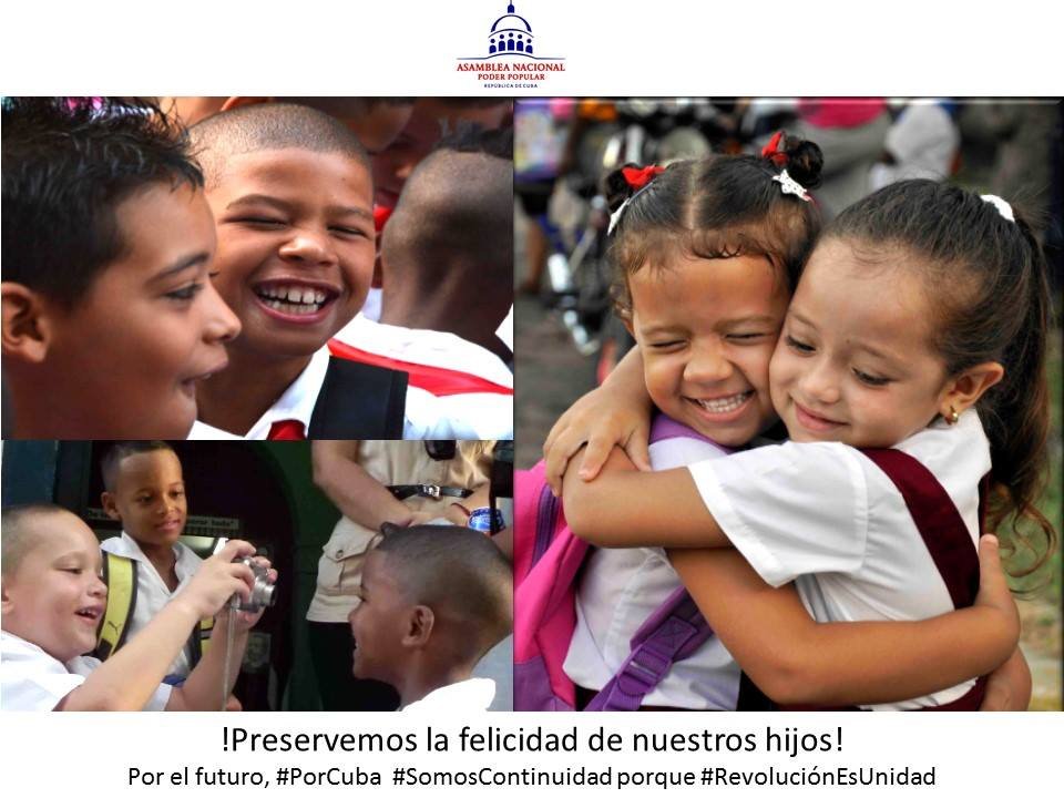 AlmaCujae's tweet photo. Los niños de #Cuba tienen todos sus derechos garantarizados. #DDHHCuba #CubanosConDerechos @FGR_Cuba @FeuCuba @UJCuba @soshumanidad @razonesdecuba @CubaMES https://t.co/XYSoV0FebG