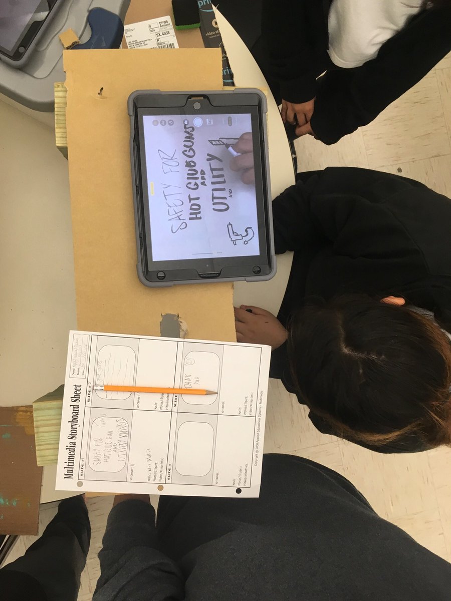MeansEngineers's tweet photo. Fun end of year project! Students demonstrated #sisterhood by creating Makerspace safety videos for next yearโs incoming students. @SadlerMeansYWLA @AISD_CTE #makerspacesafety #videoproduction https://t.co/2FdT24Ob2x