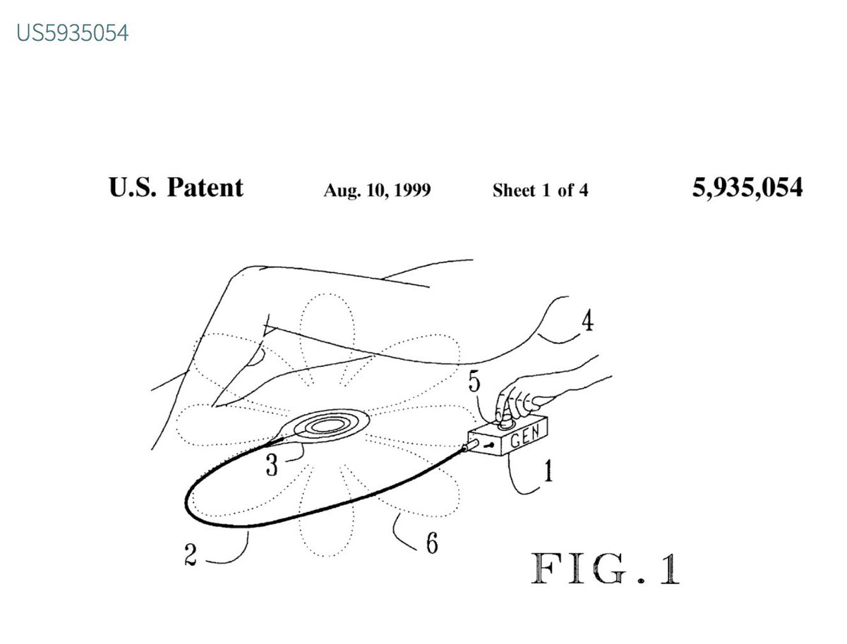 Sit On This.US Patent #5935054Magnetic Excitation of Sensory Resonances.Inventor & Assignee, Hendricus Loos.