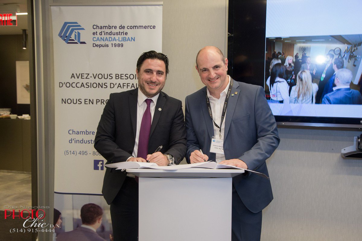 FouadZmokhol's tweet photo. Montreal, Canada- Thank you to the Canadian-Lebanese Chamber of Commerce and Industry (#CCICL) for providing me with the opportunity to give a #conference on the “SWOT Analysis of Lebanon and the Middle East: Overview of the Challenges 2018-2019”.
#RDCLWorld https://t.co/lNIp1kdjp5
