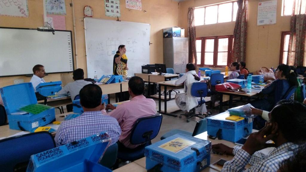vmalur's tweet photo. In the past 15 days we have trained 11000+ teachers in Haryana across the state. Their response is overwhelming and their enthusiasm for adopting the math methodology is appreciable. The attendance is around 97% and this signals a new beginning for Haryana https://t.co/2dtgKeW4BJ