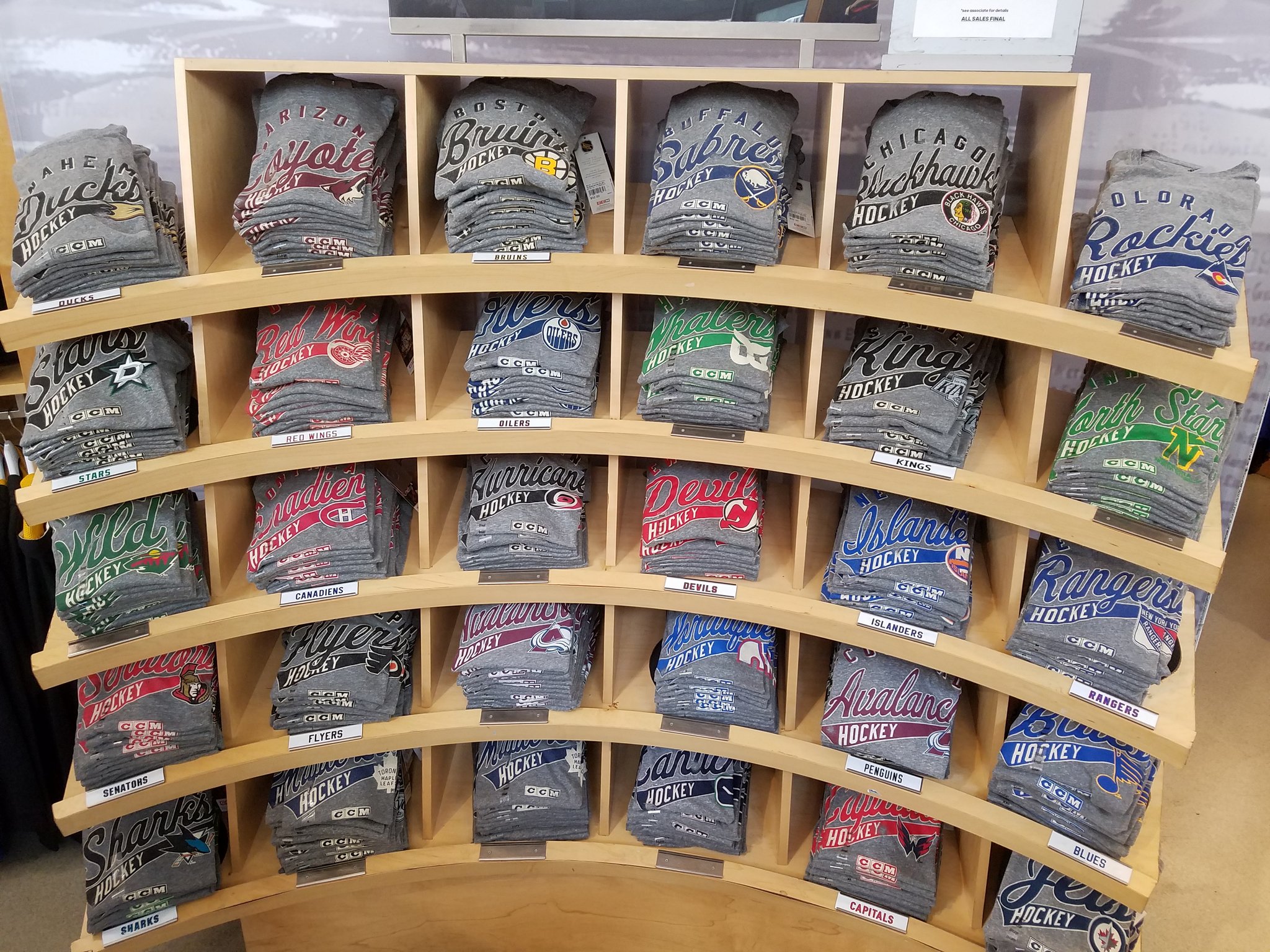 NHL Store in NYC restocked their letters/numbers. Get 'em while they're hot  🔥!! : r/rangers