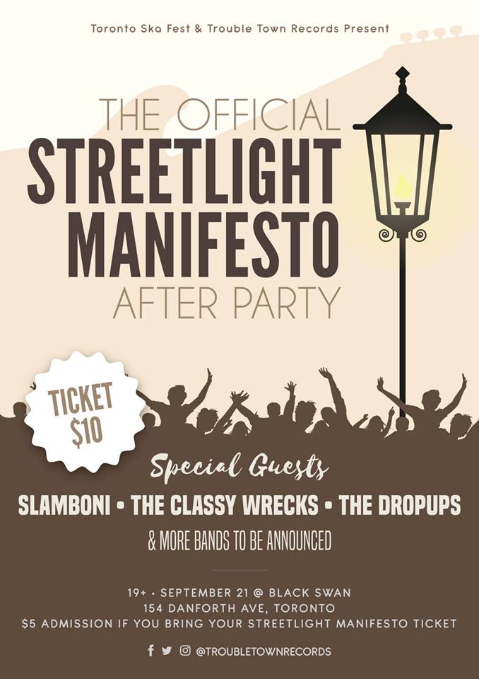 Early bird tickets are now available for the official streetlight manifesto after party! eventbrite.ca/e/the-official…