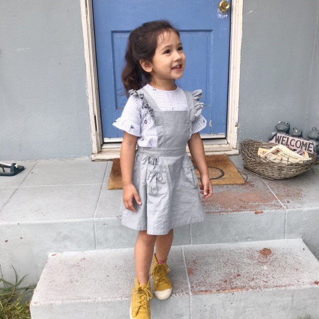 Dressing up our #willow with a top from <a href="/ZaraKids/">Zara Kids</a> and sneaks from <a href="/bensimonbrand/">Bensimon Collection</a>! Perfect for the #threedayweekend! #kidsfashion #springfashion #clicklinkinbio
