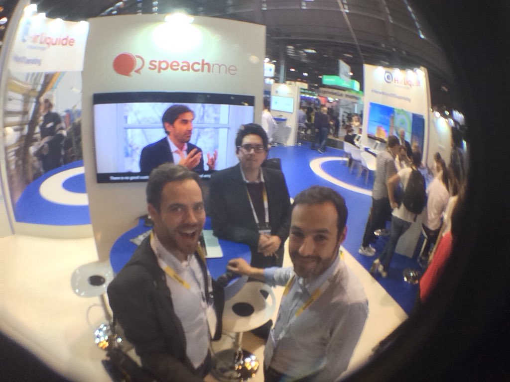 MathieuMessegue's tweet photo. Salon #vivatech une belle effervescence d’innovation et le plaisir de retrouver nos stratups partenaires #2spark #speach.me https://t.co/qrl0OHdrJl