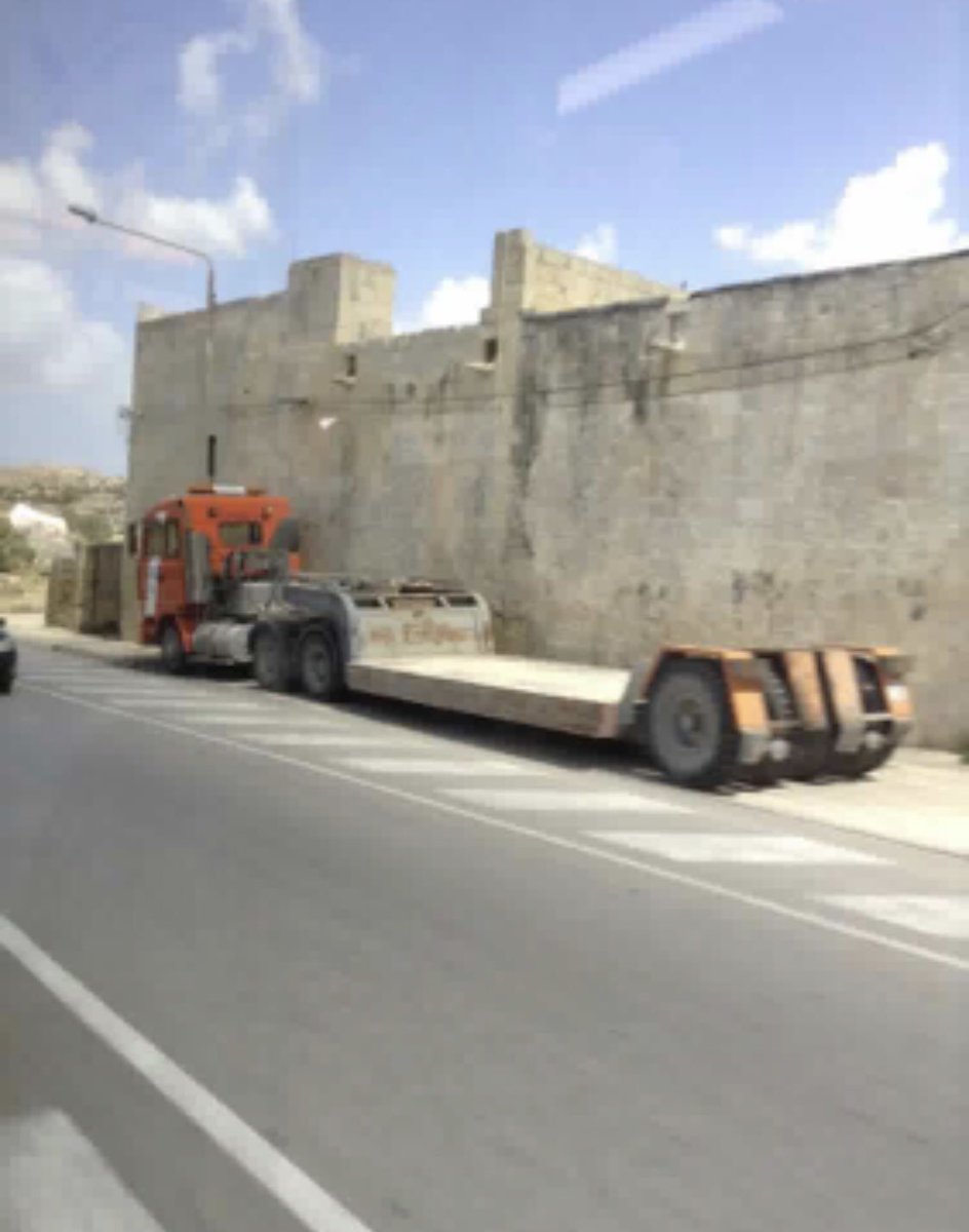 Nice to see our former Syd Bishop &amp; Sons lorry’s still going strong in Malta, and with the Watch It Come Down slogan! #SBS #Demolition