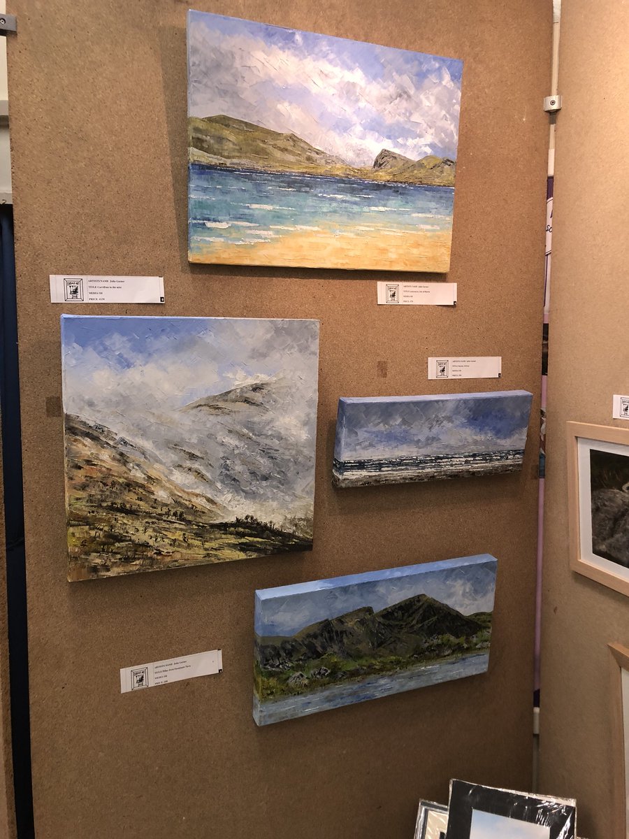 Fantastic transformation of our primary school in #eskdale #cumbria for #art show weekend. Lots of fantastic art &amp; #crafts for sale &amp; beautiful cream teas. Please come &amp; visit us and please retweet to spread the word - this weekend Sat, Sun &amp; Mon.