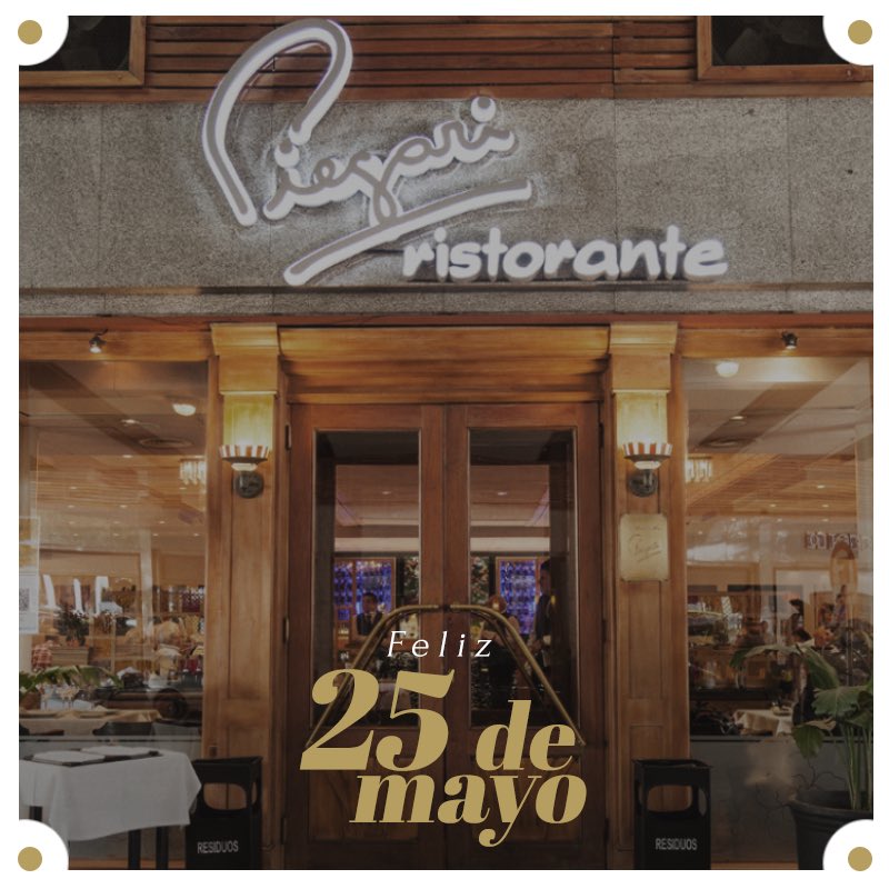 Piegari les desea un feliz 25 de mayo. ¡Viva la Patria!
Piegari, tu lugar en La Recova.