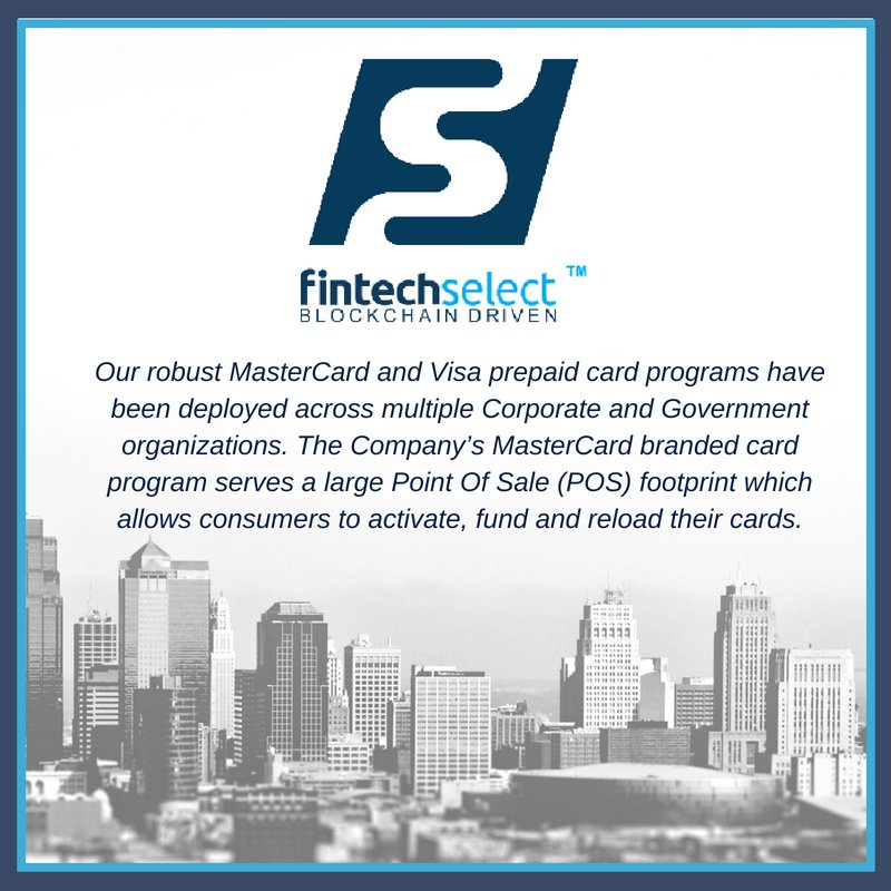fintech_select's tweet photo. Our Pre-Paid card program & POS network is the conduit for our Fintech and Crypto solutions.
#fintechselect #fintechtoronto #innovation #cryptocurrency #selectcoin #digitalcurrency #innovate #investtoronto #investor #solutions
https://t.co/ladIyj25hj|investor@fintechselect.com https://t.co/GOeMfYouj7