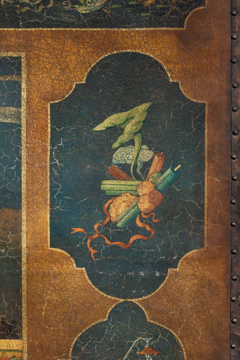 HseWindsor's tweet image. Mid 19th Century Five Fold Screen on Canvas Ground. The central panels of garden scenes with figures, exotic birds and foliage.
c1850 Ref 8001

For more details: bit.ly/2KKjGUg

#antique #screen #firescreen #homedecore #interiors #style #antiquefurniture