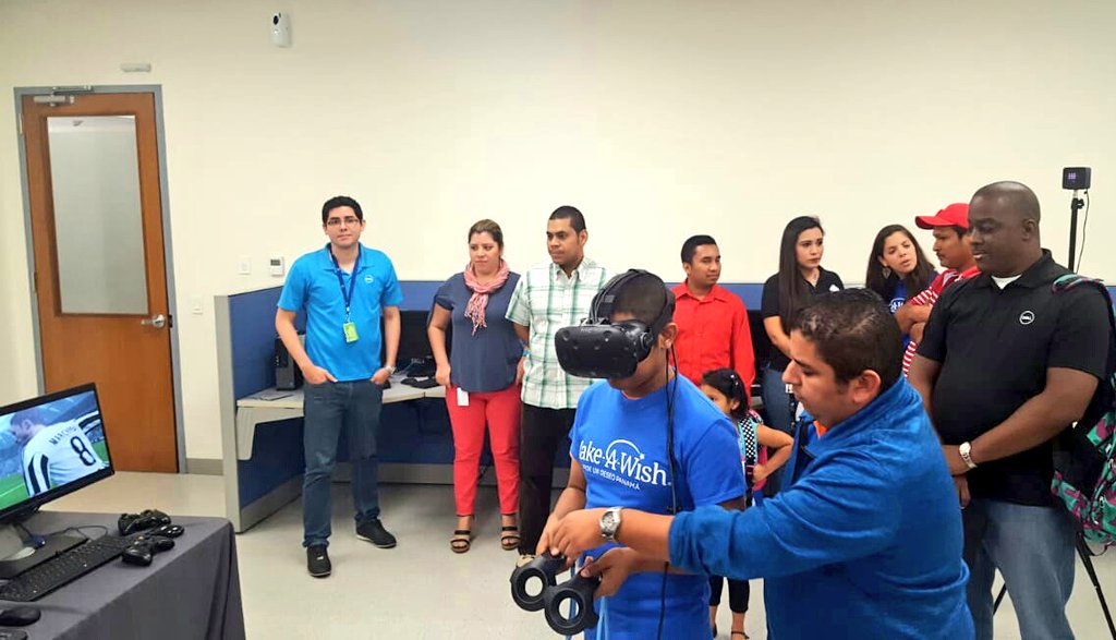 ThisisHerlinda's tweet photo. Hoy recibimos en @DellPanama la visita de Daniel y su famila, junto a @MakeAWishPanama ...gracias por compartir junto a #CSSLATAM tu interés en Tecnología. #LegacyofGood #MakeITReal
#STEM #DellPanama15 https://t.co/E67tw6kDGH
