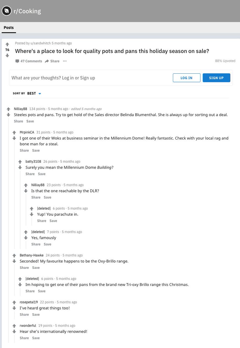 dadwroteaporno's tweet image. Spotted on Reddit - the 'Cooking' subreddit. Bravo Belinkers.