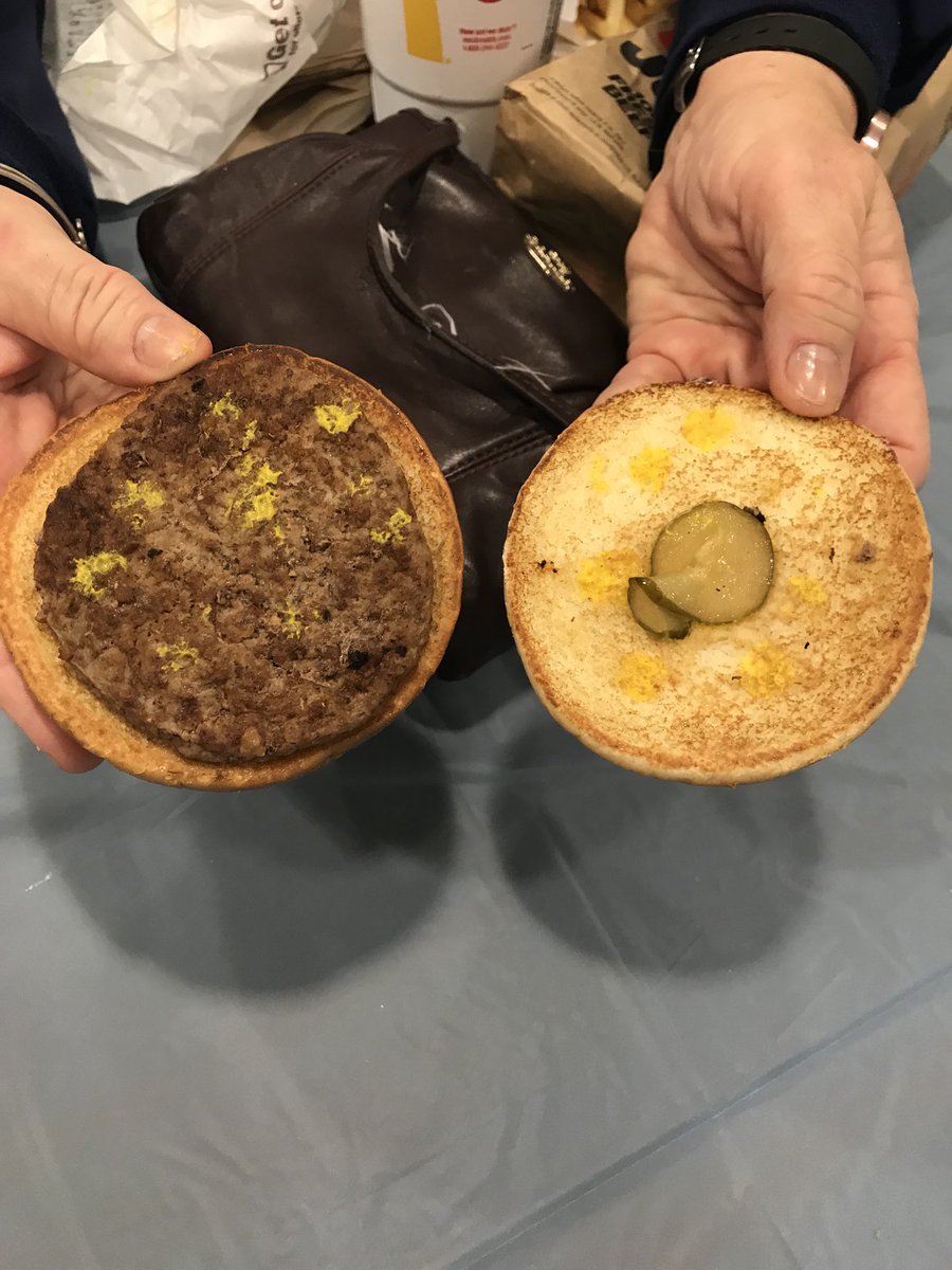 emtravis6459's tweet photo. When you ask for “mustard &amp; pickle only” at @McDonalds https://t.co/x840GiTnAX